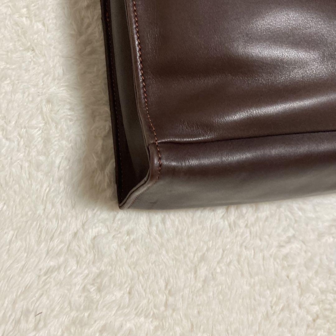 美品 SOMES SADDLE ビジネスバッグ ブリーフケース オールレザー
