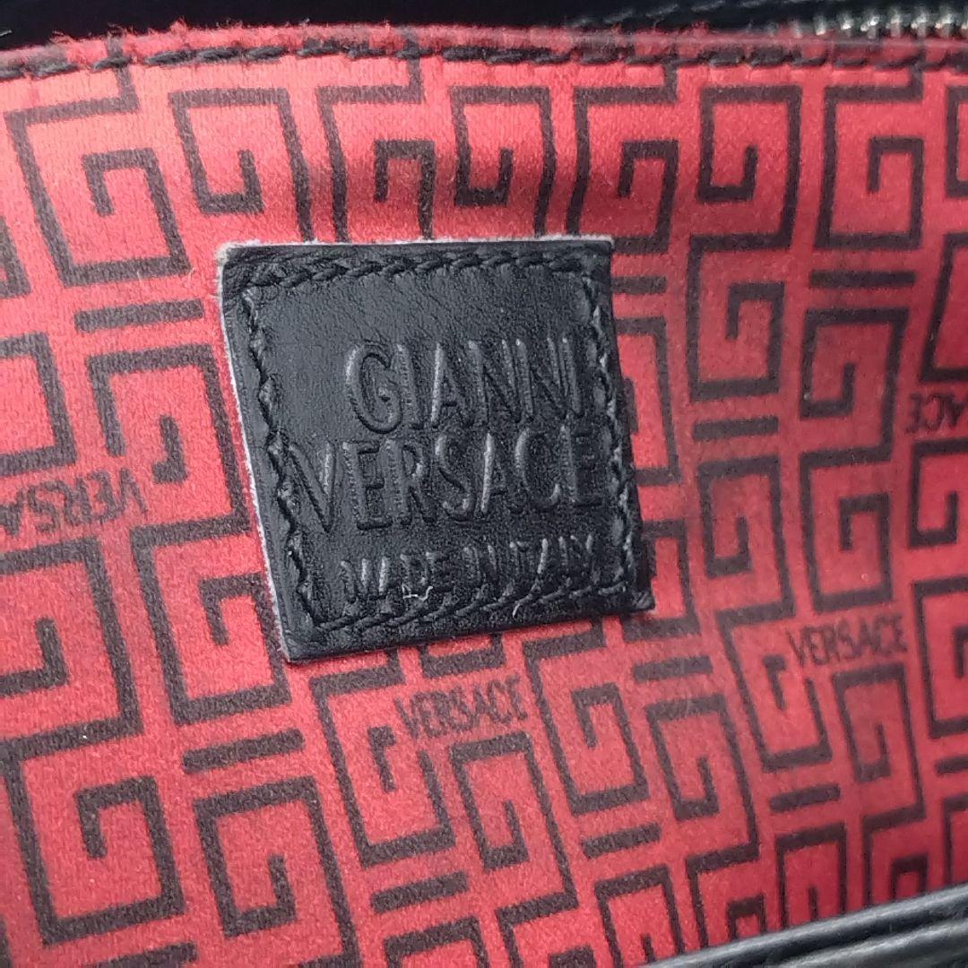 GIANNI VERSACE ジャンニ ヴェルサーチ ハラコ×レザー ブラック GIANNI VERSACE ジャンニ ヴェルサーチ ハラコ×レザー ブラック