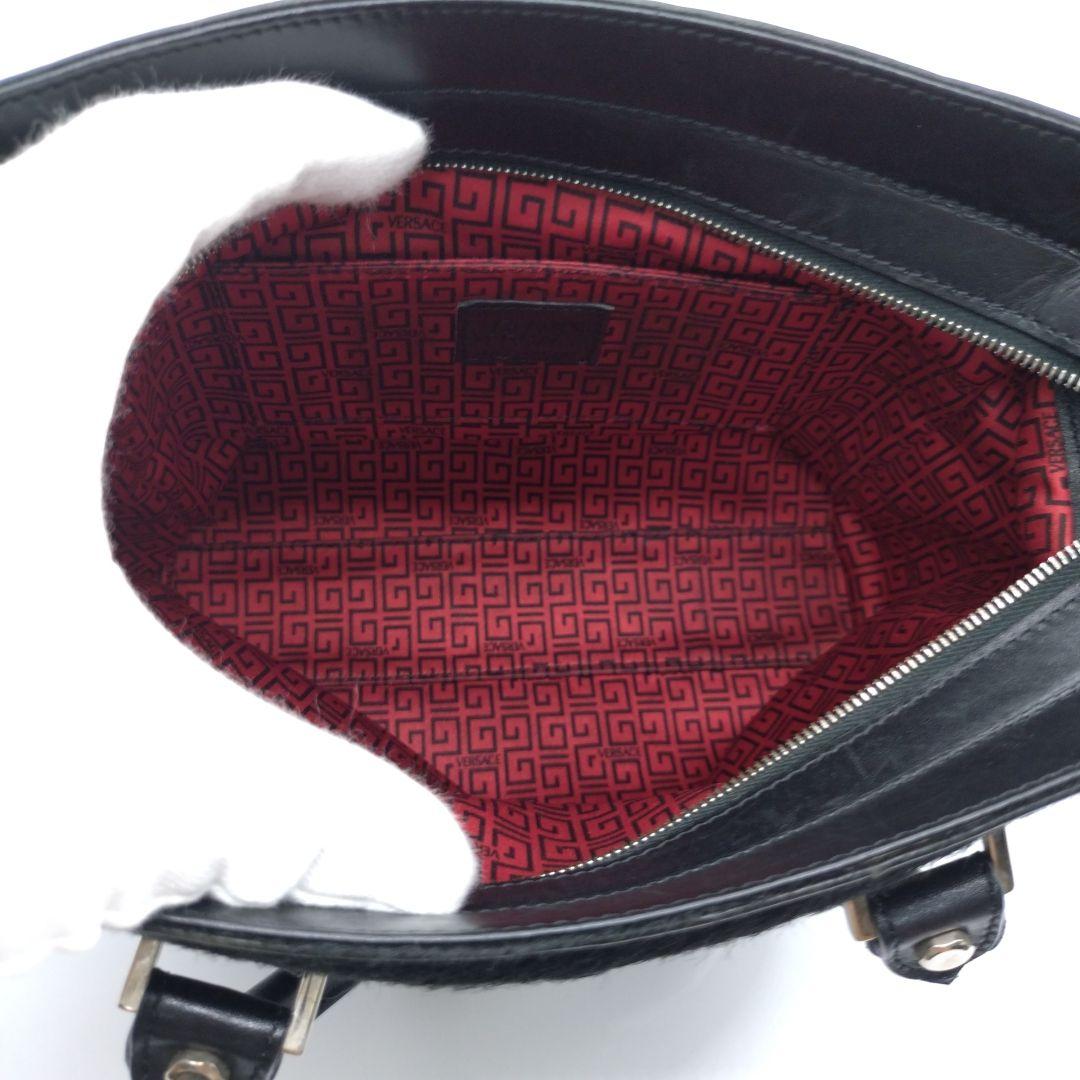 GIANNI VERSACE ジャンニ ヴェルサーチ ハラコ×レザー ブラック GIANNI VERSACE ジャンニ ヴェルサーチ ハラコ×レザー ブラック