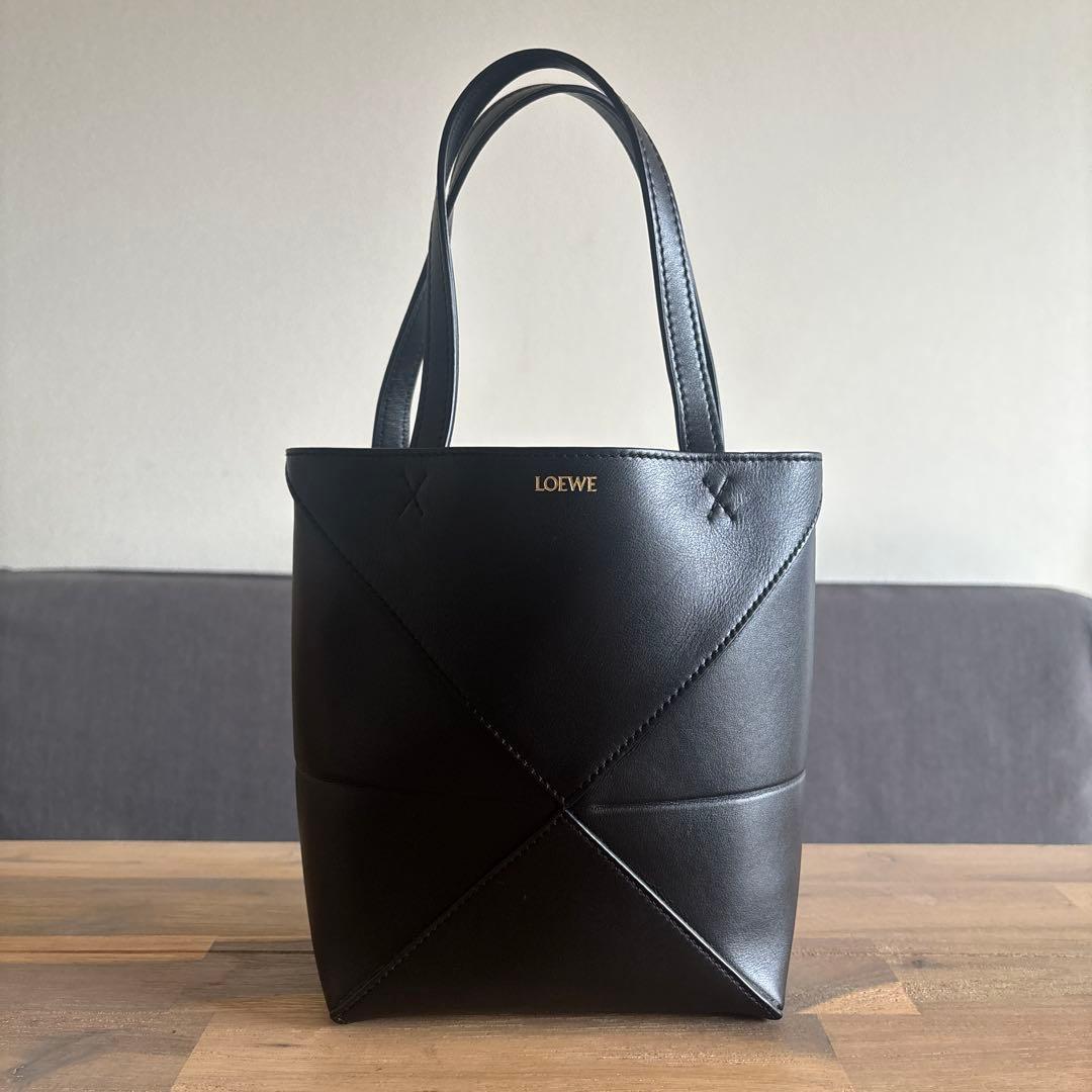 ⭐️美品⭐️ロエベ パズルフォルドトート ミニ ブラック