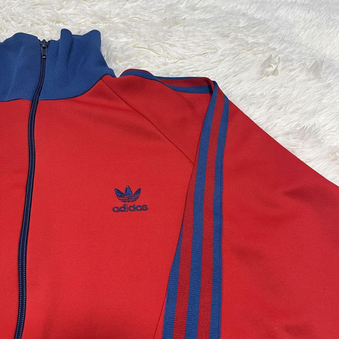 【美品】adidas descente 80s track jacket red