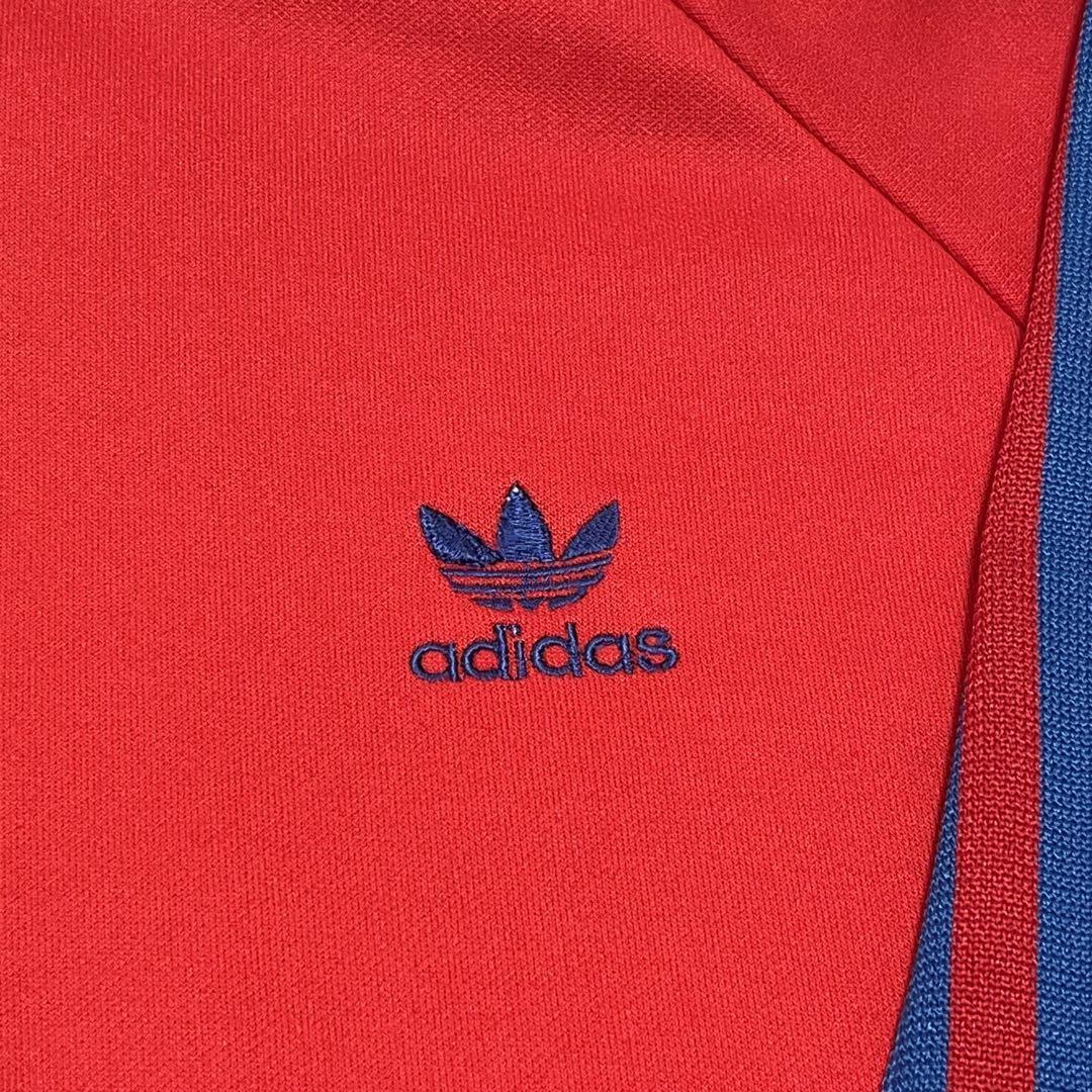 【美品】adidas descente 80s track jacket red