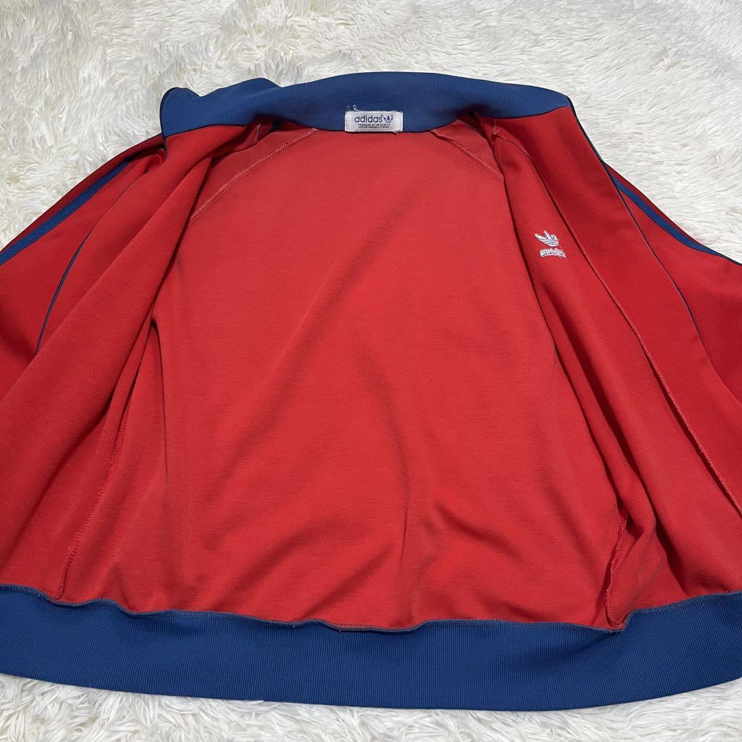 【美品】adidas descente 80s track jacket red
