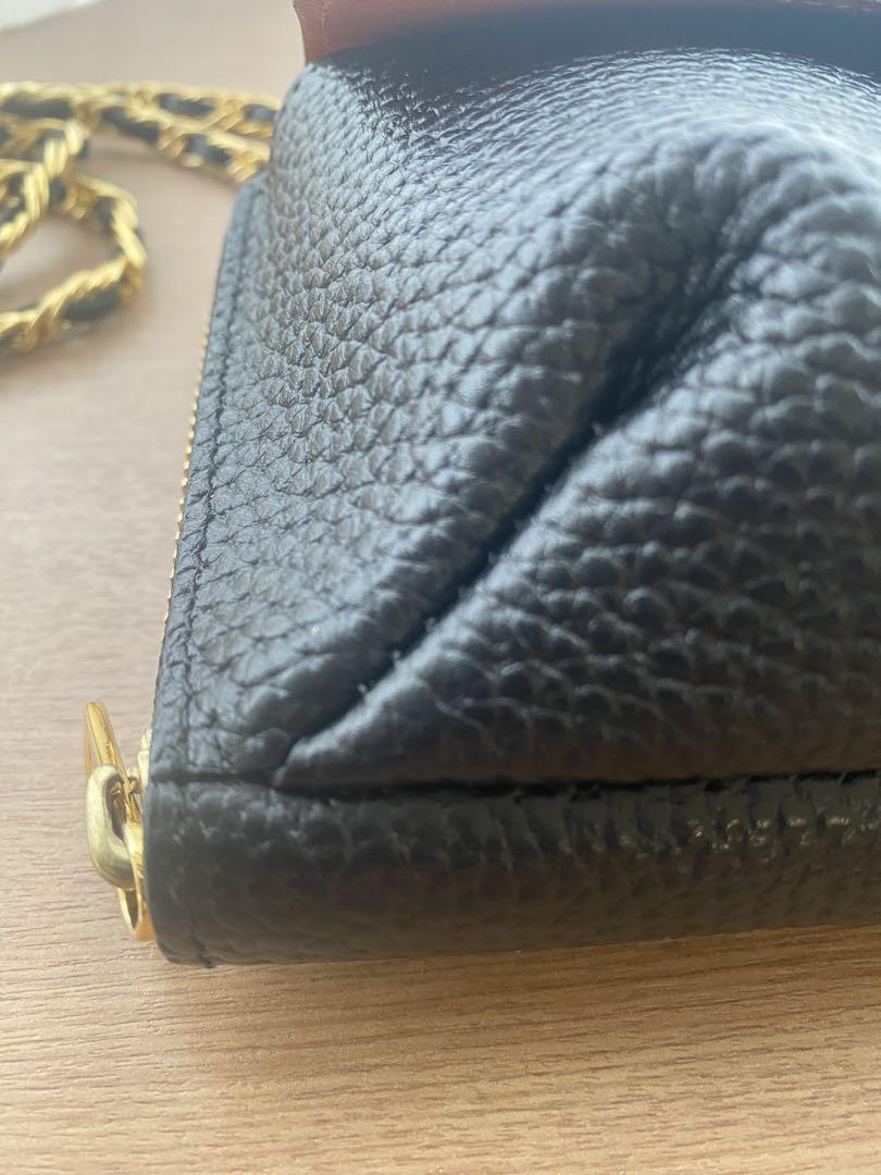 【しろ】ADMJ チェーンウォレット 2way ショルダーバッグ レザー