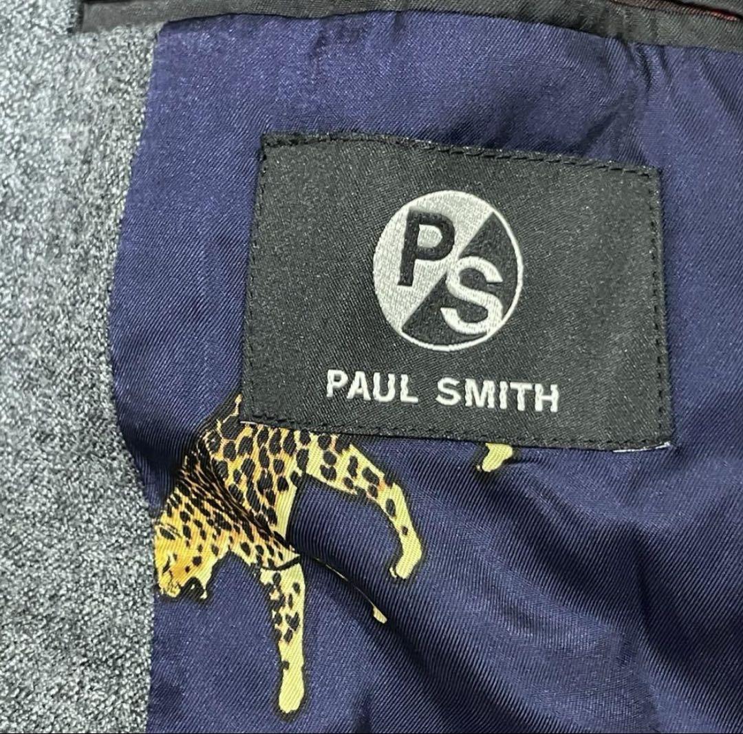 希少✨ ポールスミス PaulSmith テーラードジャケット 裏地虎柄 ウール