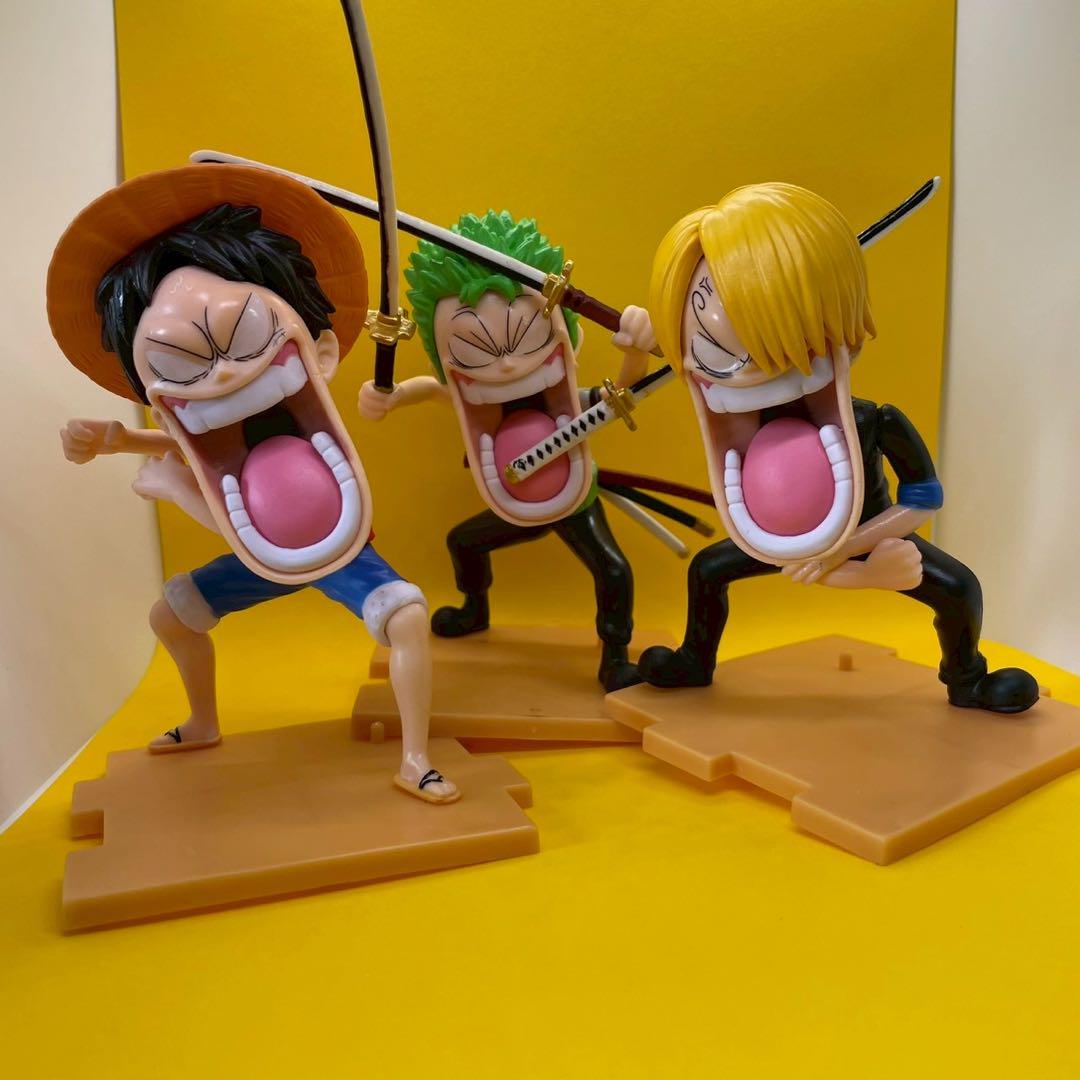ワンピース　フィギュア　ルフィ　ゾロ　サンジ　3点まとめ売り ⭐️ 新品 ワンピース フィギュア3体セット ルフィ サンジ ゾロ