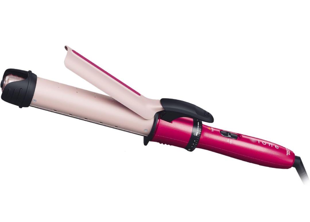 テスコム ヘアアイロン カールアイロン コテ 32mm 温度調整スチーム