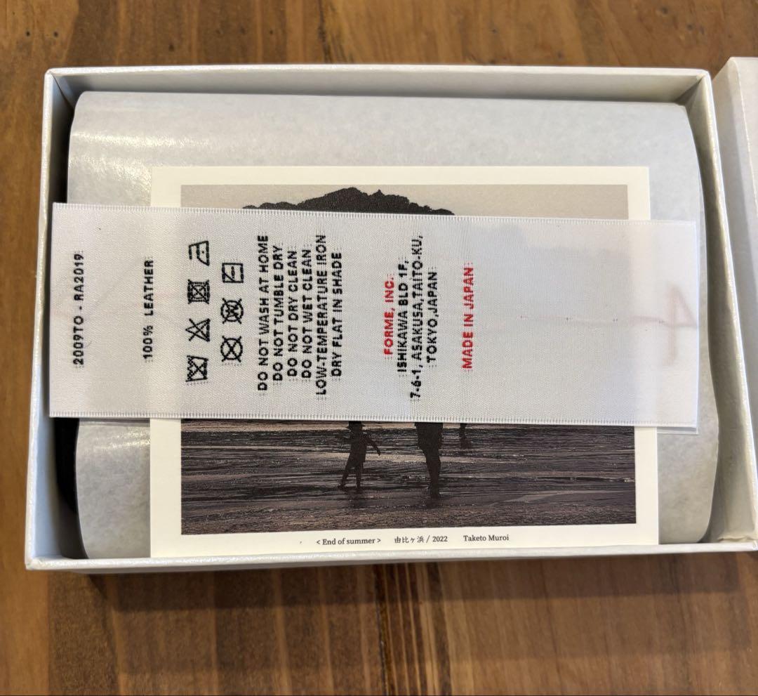 forme Short Wallet Baby calf×DOUBLE 新品