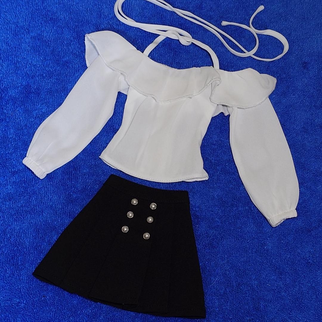 極美品☆ dollremi製 オフショルダーブラウス×スカートセット ～DDdy