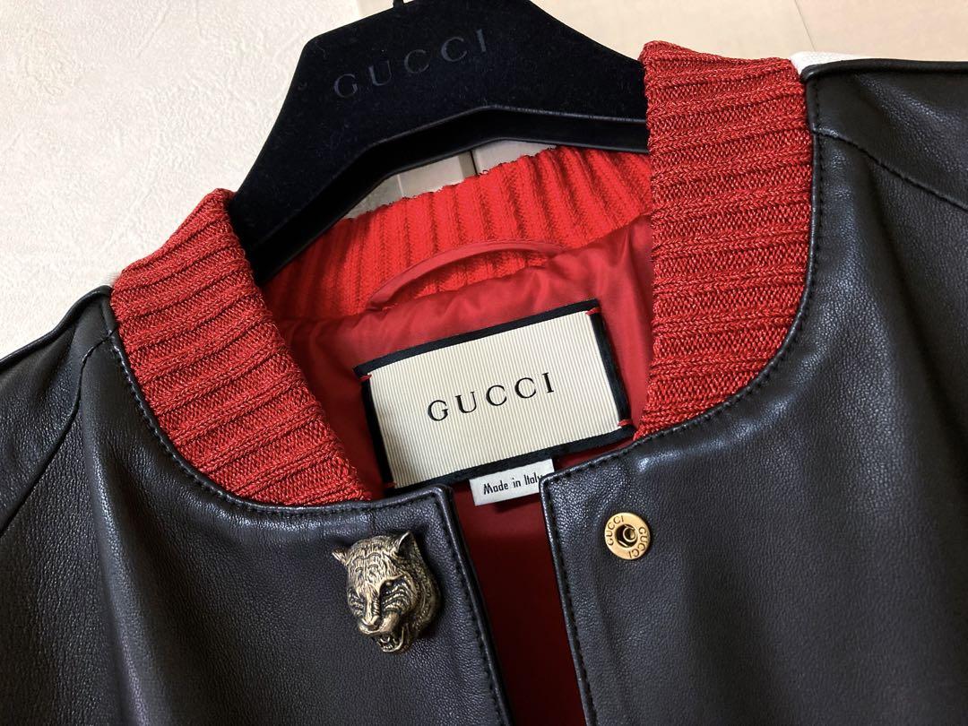注目の新作♪【GUCCI】エンブロイダリー レザージャケット 注目の新作♪【GUCCI】エンブロイダリー レザージャケット