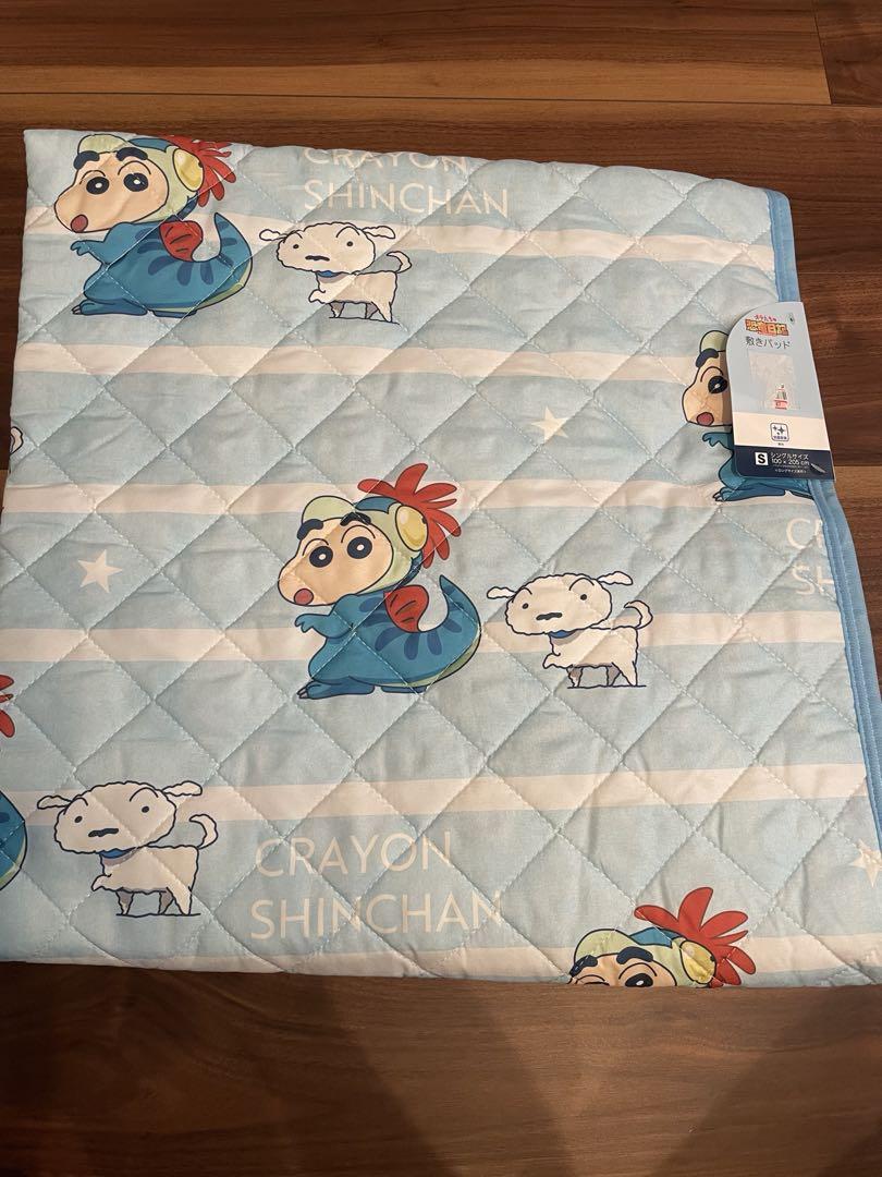 新品未使用シングル 敷きパッド 映画 クレヨンしんちゃん オラたちの恐竜日記③