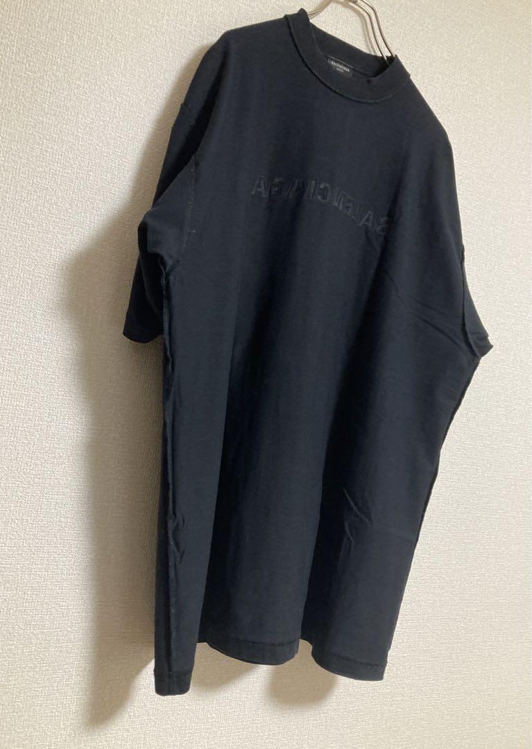 BALENCIAGA バレンシアガ ミラーロゴ Tシャツ リバーシブル②