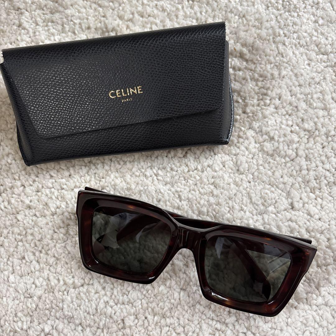 CELINE トートルド サングラス ケース付き