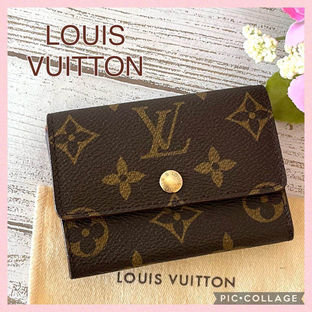 VUITTON ルイヴィトン モノグラム ポルトモネ プラ コインケース 美品