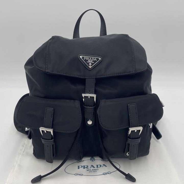 ✨極美品✨プラダ リュック バックパック 三角プレート テスートナイロン