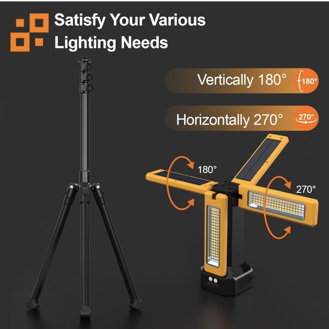 ファッションアイテム人気ランキング iodoo 投光器 電球色 温白色 ソーラー充電 USB充電式 作業灯 LED ライト・ランタン