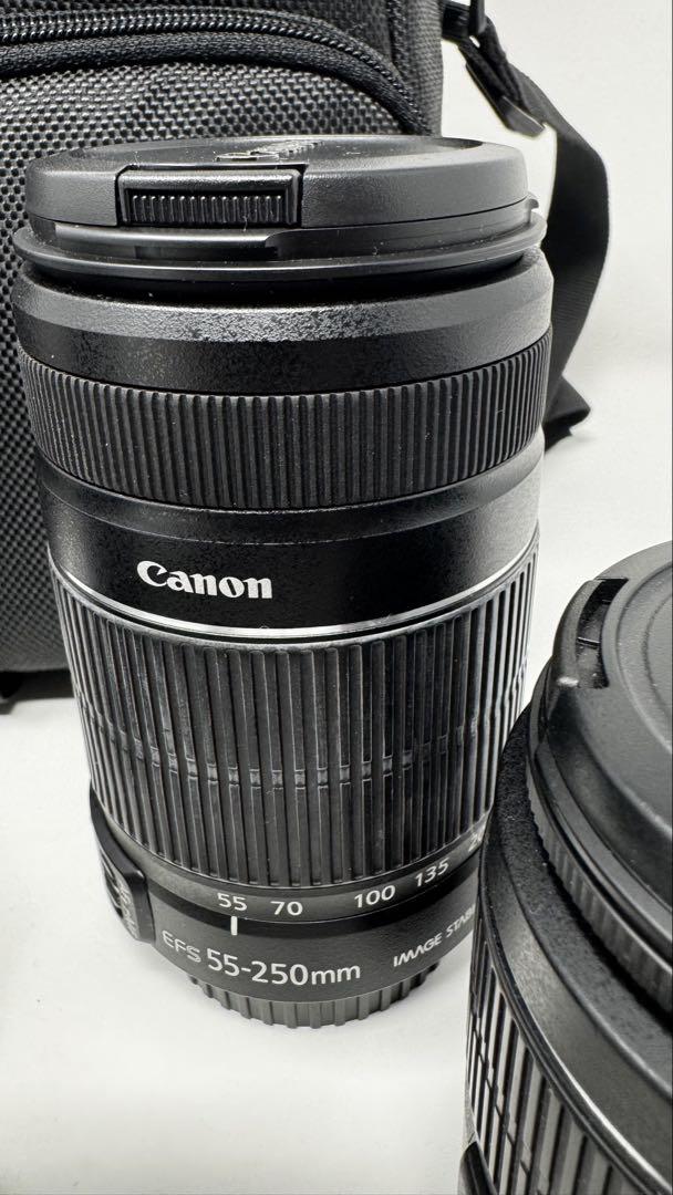Canon EOS kiss 5x一眼レフカメラ レンズ2本付き