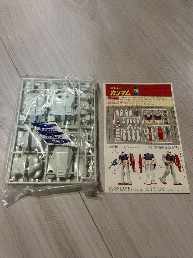 最初期ガンダムプラモデルまとめ売り　バンザイバンダイ　1/144スケール 最初期ガンダムプラモデルまとめ売り バンザイバンダイ 1/144