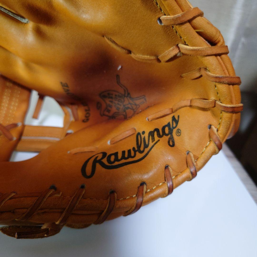 品質が完璧 Rawlings Pro ヴィンテージゴールド硬式グローブ 右投げ用 グローブ