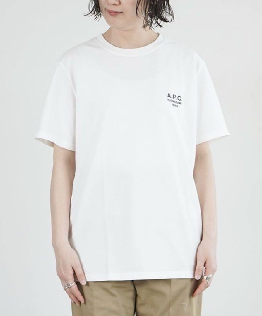 【関税込み】A.P.C. ホワイト Raymond Tシャツ Raymond T-shirt - Heavyweight organic jersey | A.P.C. Ready