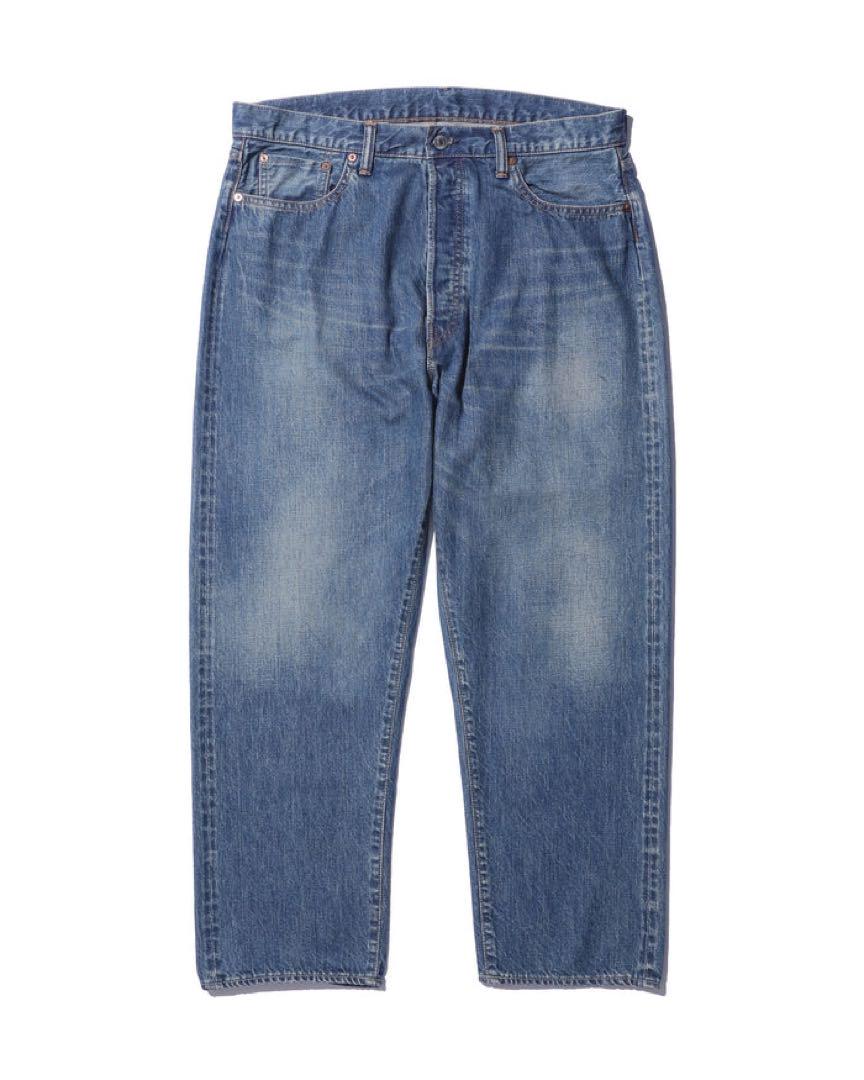 24AW A.PRESSE Washed Denim Wide Pants