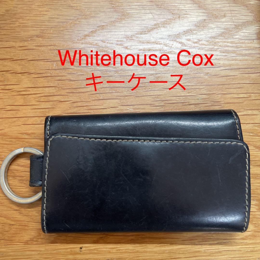 ホワイトハウスコックス キーケース ネイビー