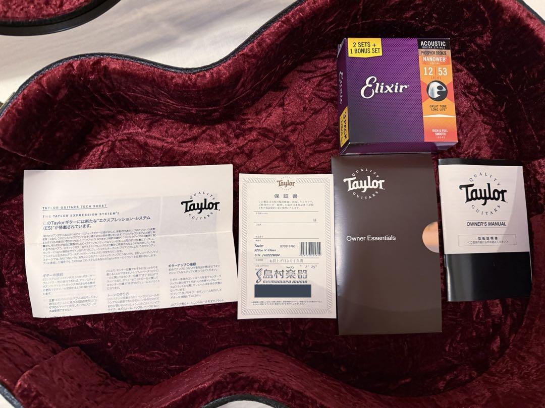 Taylor 522ce V-Class[美品・クリーニング済] Taylor 522ce V-Class[美品・クリーニング済] - メルカリ