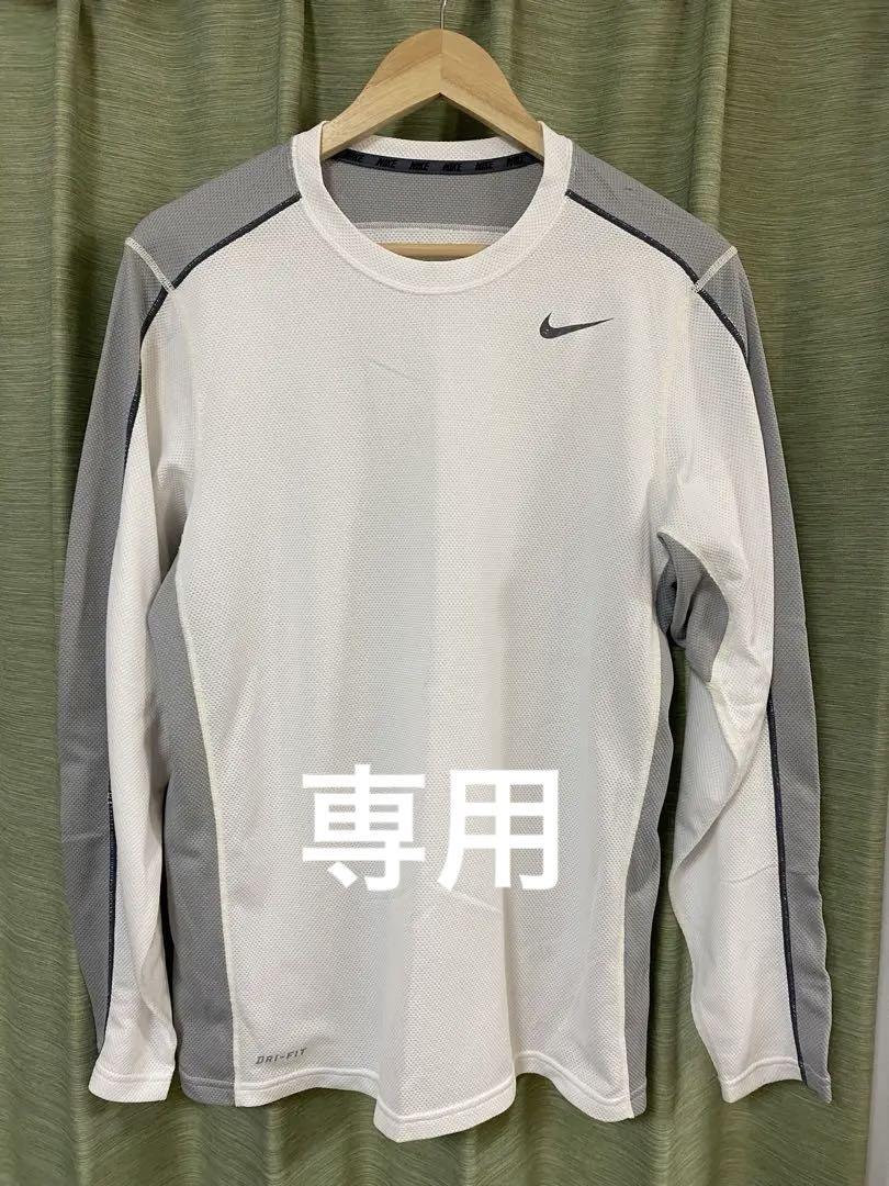 NIKE ナイキ 長袖Tシャツ　ロンT DRI-FIT 白　サイズL
