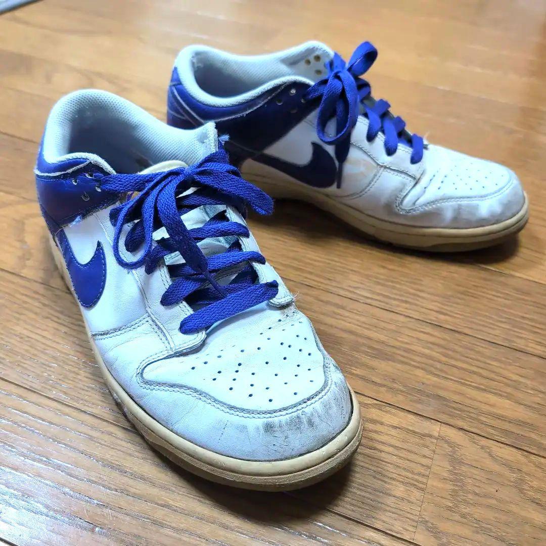 Nike Dunk Low ホワイト/ブラック/パープル - メルカリ