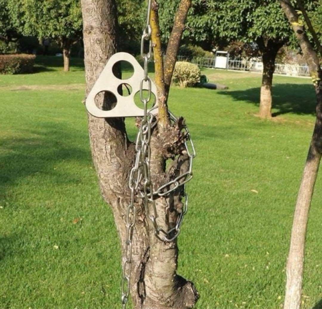 Tripod Ring Chain Hook Bonfire Tripod Bonfire Stand Camp Outdoor