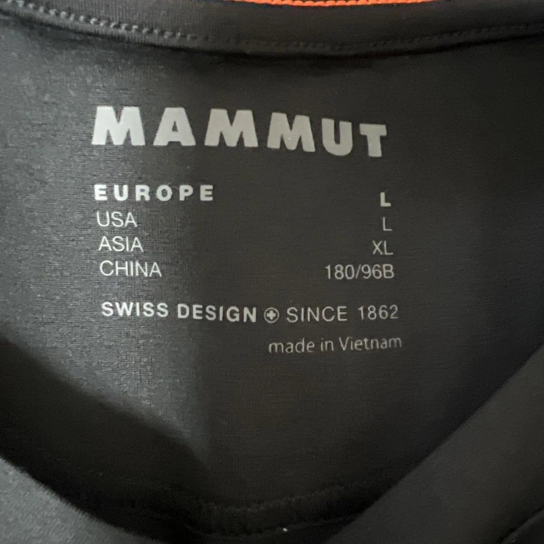 MAMMUT ブラック ロングスリーブ Tシャツ L