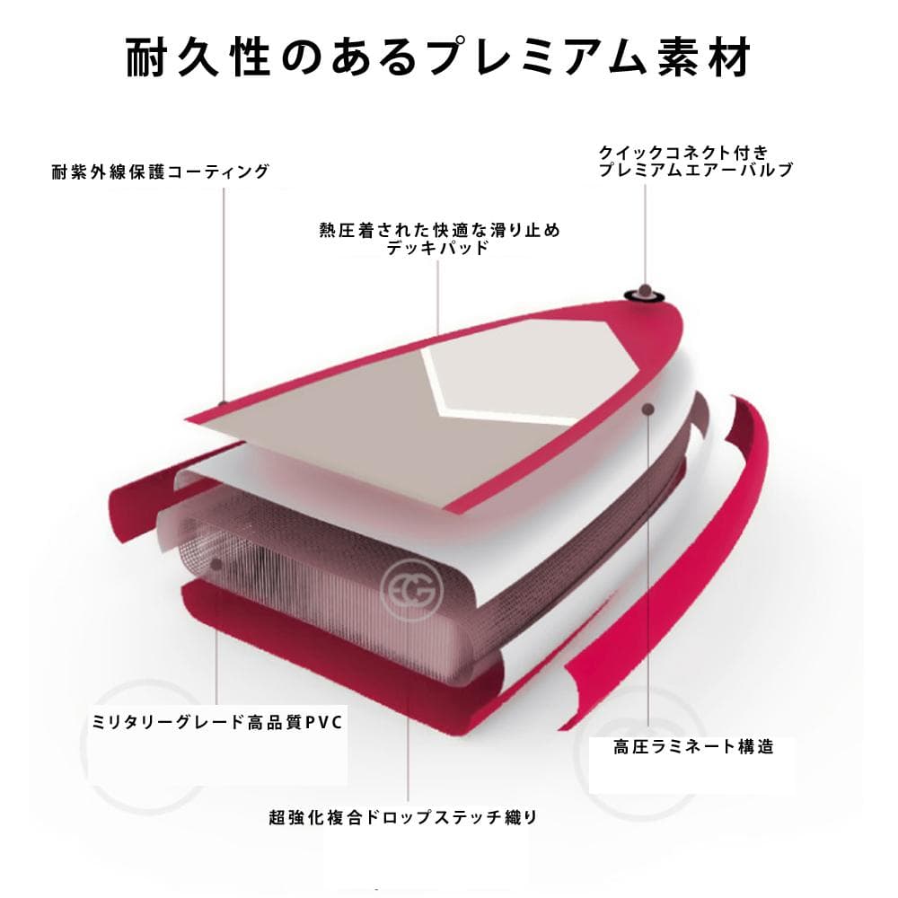 【希少品】 320cm 豪華フルセット インフレータブル SUPボード サップボード 木目柄 【QGW4863021071】(24940円)