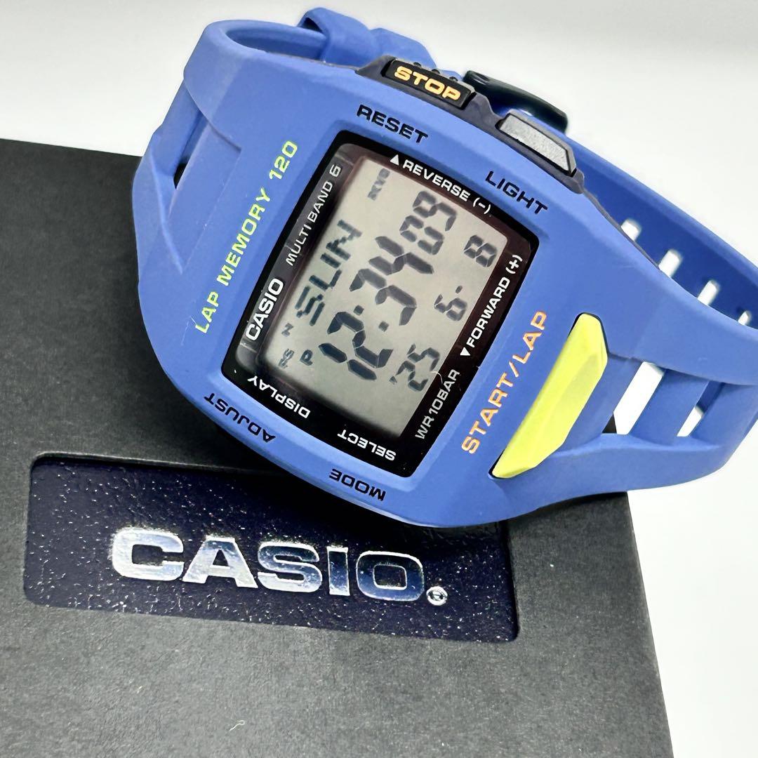 【新品/ソーラー電波時計】CASIO STW-1000-2JH ブルー