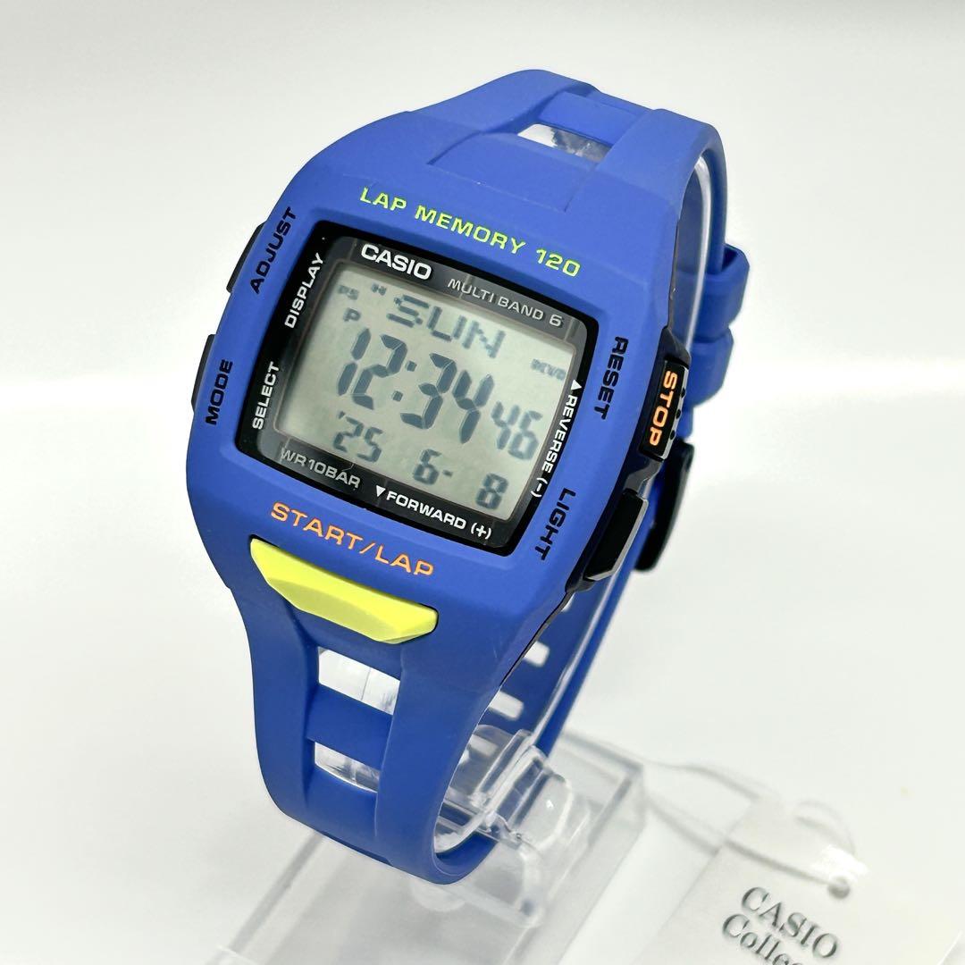 【新品/ソーラー電波時計】CASIO STW-1000-2JH ブルー