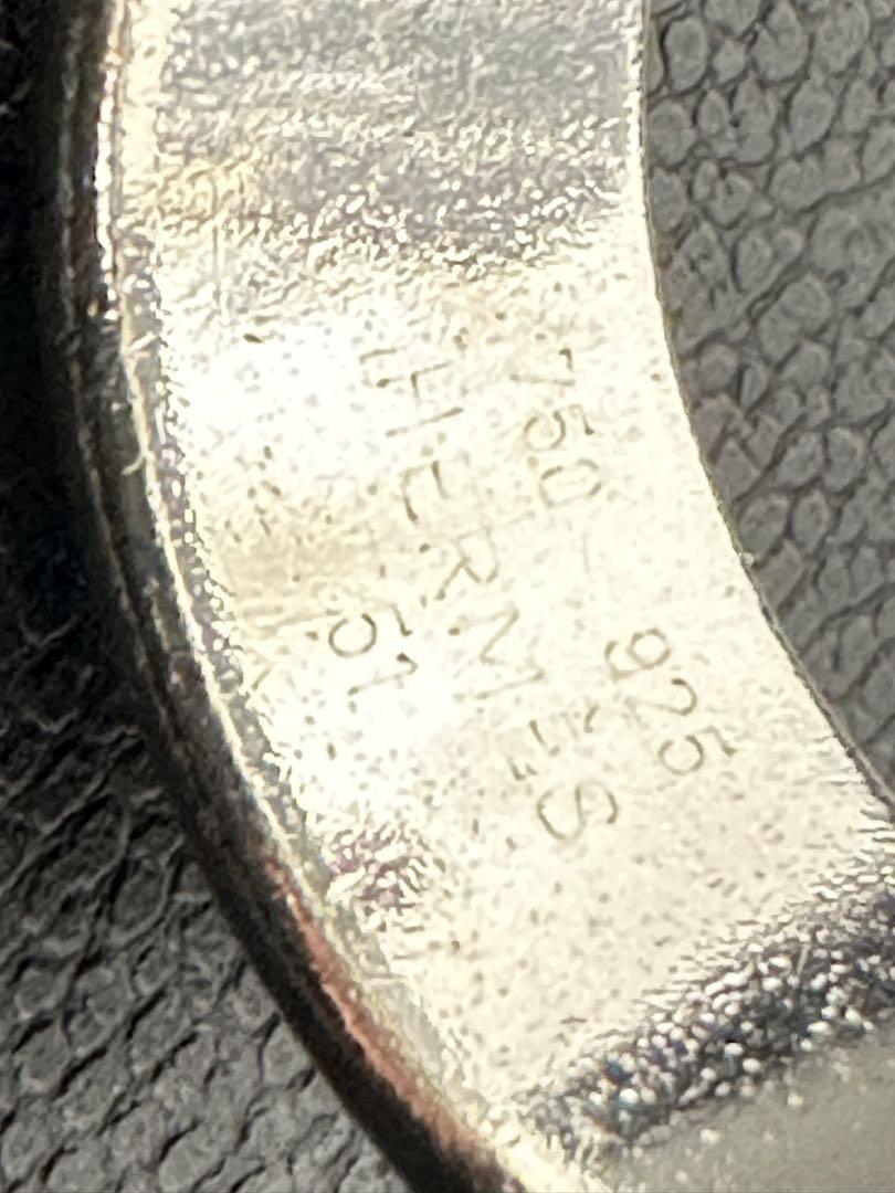 エルメス　リング　Hロゴ　コンビ　51号（11号） k18 silver コンビ