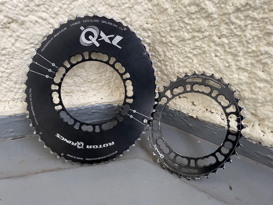 ROTOR楕円チェーンリングセット QXL 53ー36 110PCD 5アーム