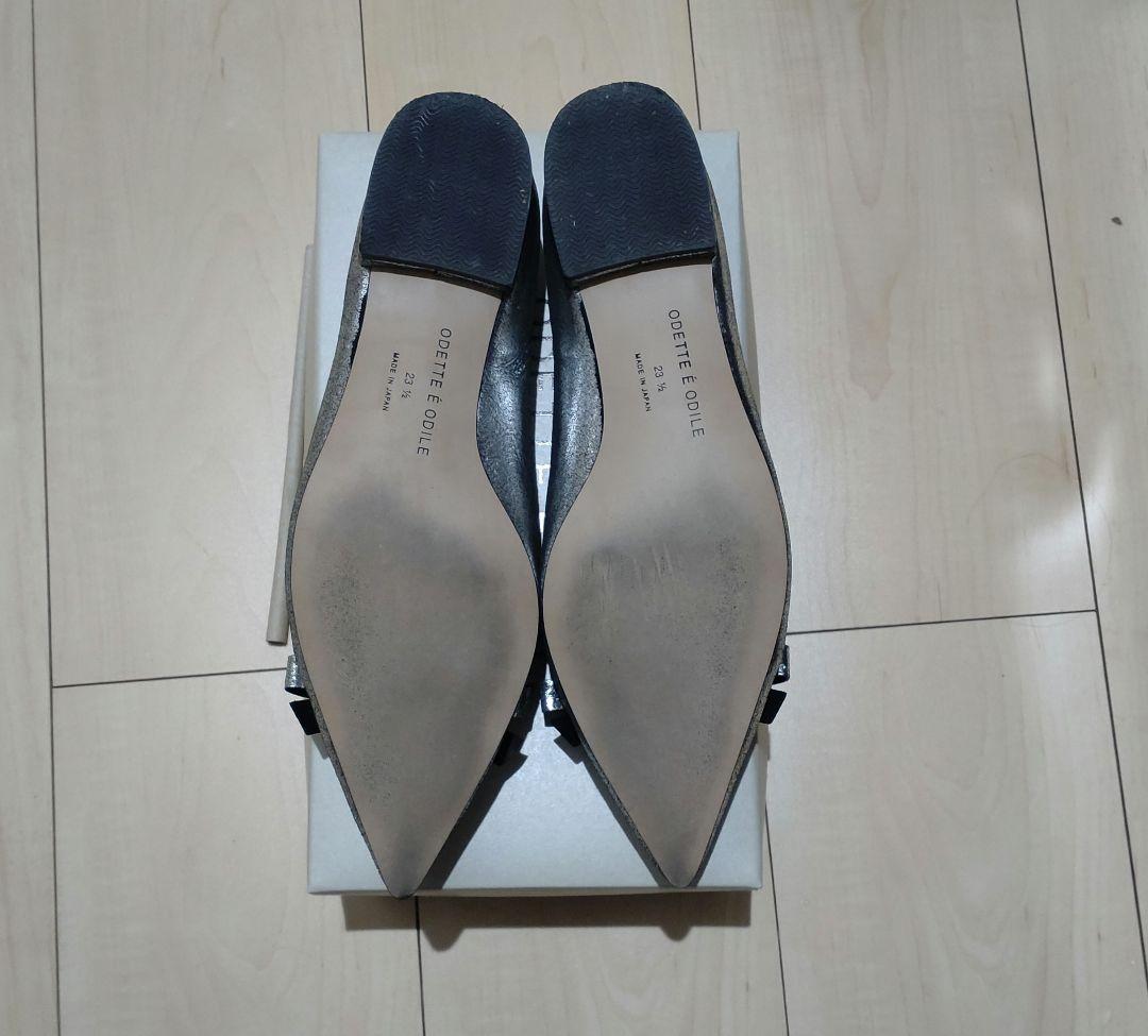 リボンフラットシューズ 23.5 リボンフラットシューズ 23.5