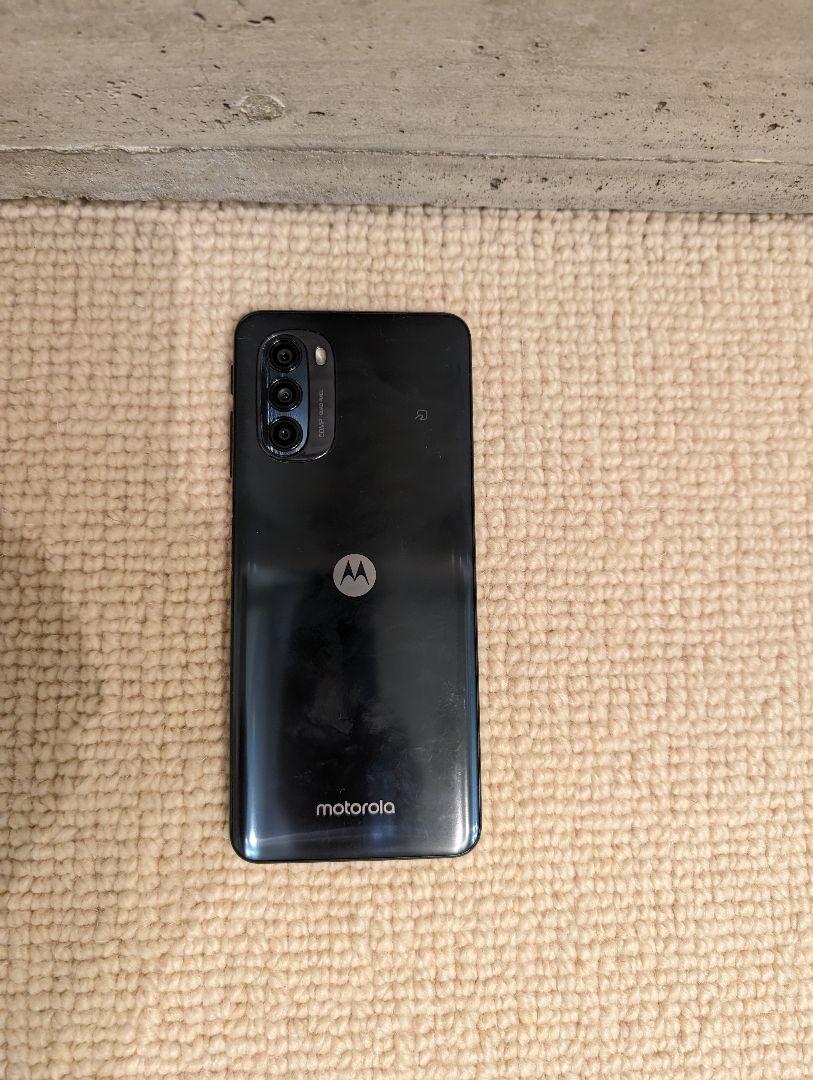 ジャンクmoto g52j 5G SIMフリー [インクブラック]指紋認証× ジャンクmoto g52j 5G SIMフリー [インクブラック]指紋認証×