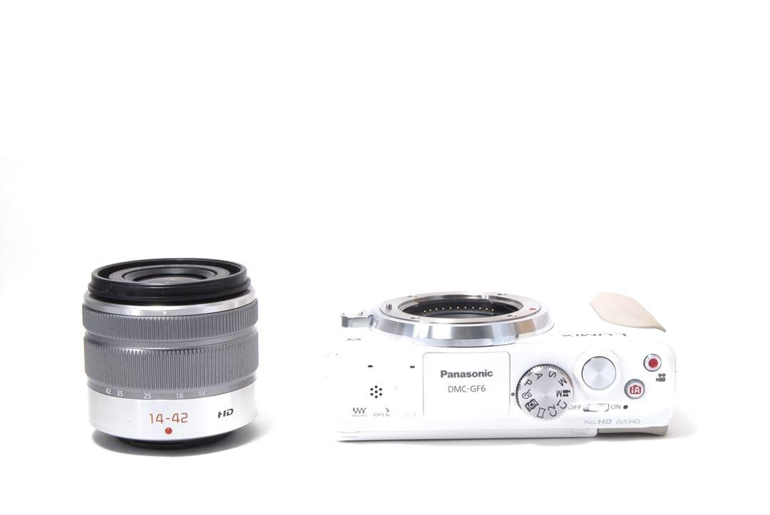Wi-Fi搭載 LUMIX GF6✨レンズキット 自撮りOKミラーレス ホワイト