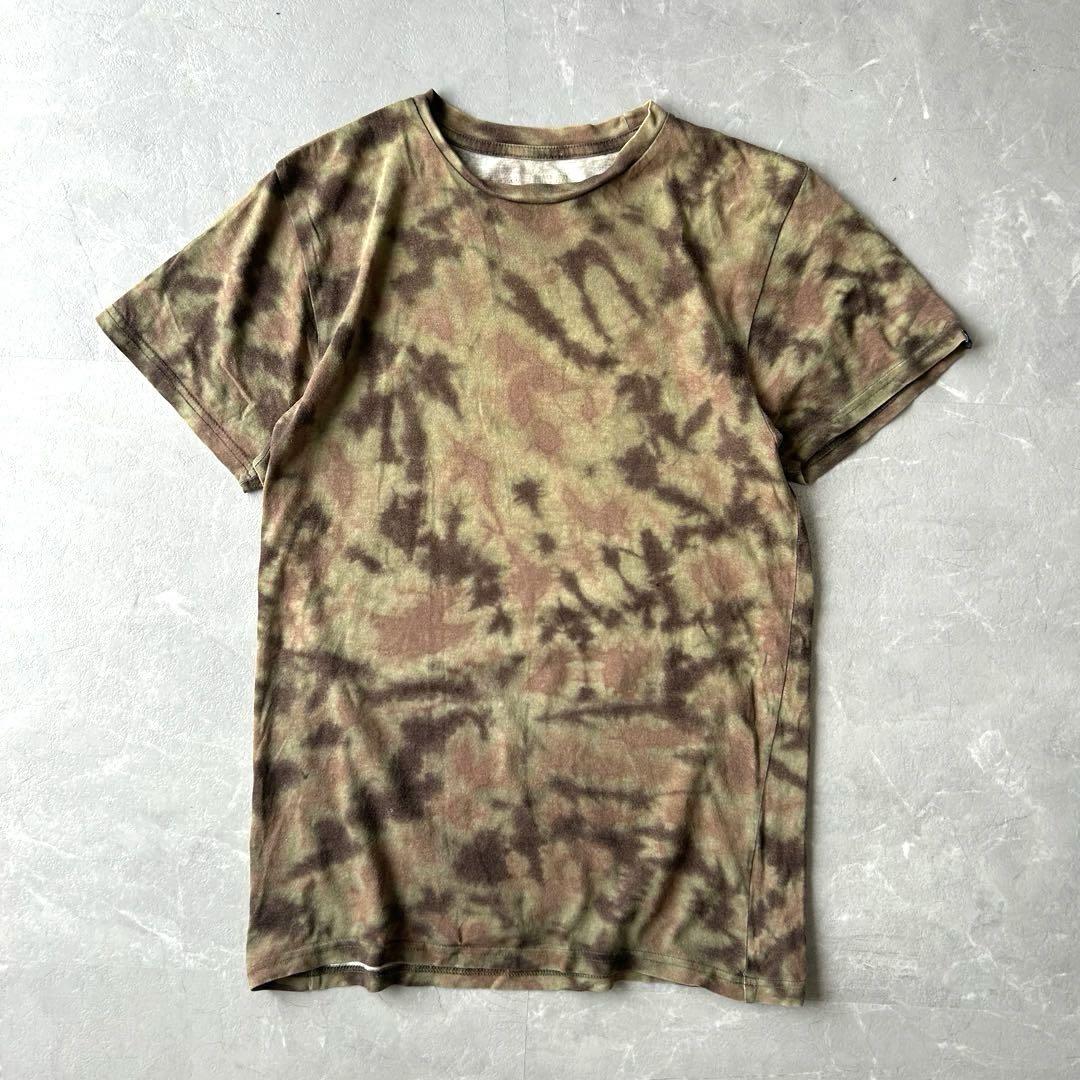 00s Vans 迷彩 タイダイ tシャツ cityboy 古着 短丈 カモフラ
