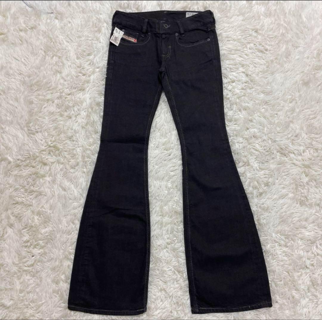 DIESEL LOUVE ブラックデニム パンツ 28