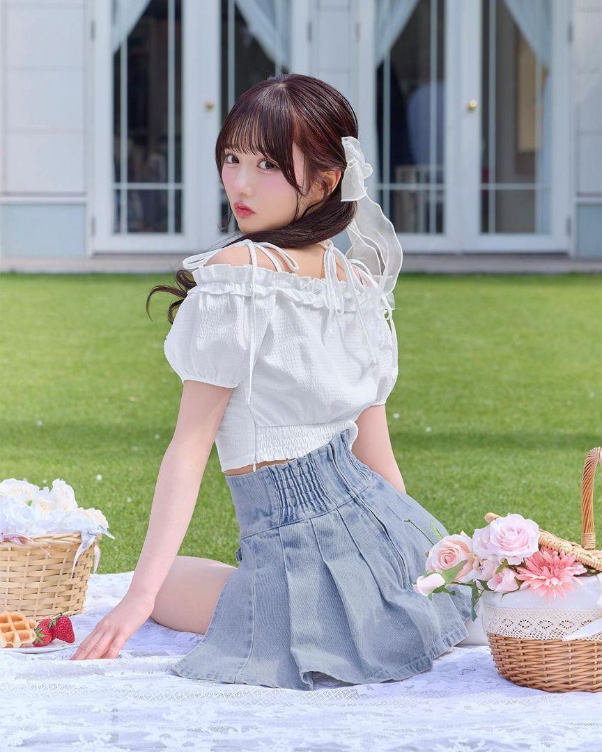 ミシェルマカロン 美脚デニムスカパン ライトブルー 美脚デニムスカパン ライトブルー | ファッション通販＆メディア