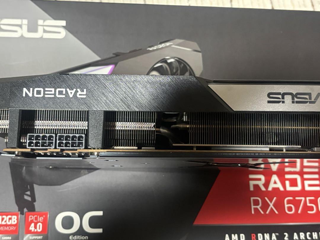 グラフィックボード・グラボ・ビデオカード ASUS AMD Radeon RX 6750 XT 12GB GDDR6