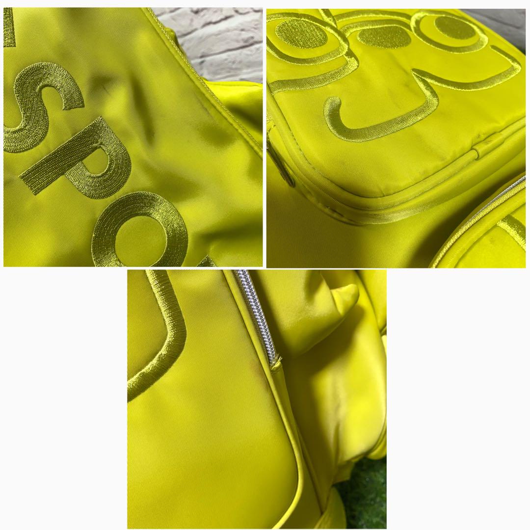 MU SPORTS muスポーツ イエローカラー キャディバッグ ゴルフ