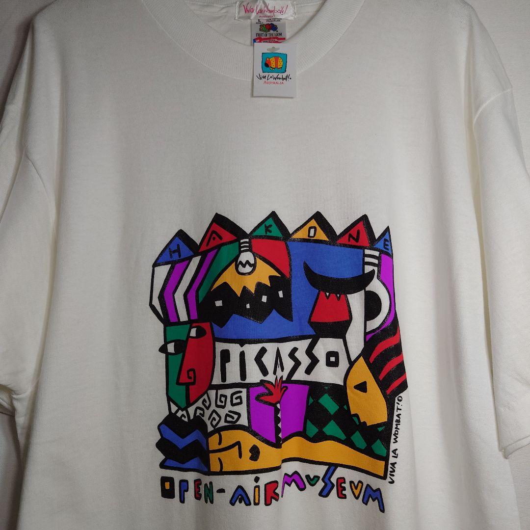 90s ピカソ Picasso デッドストック ヴィンテージ Tシャツ