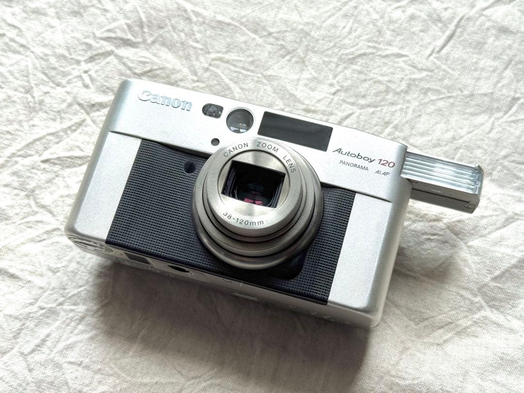 ⌘完動品！ 電池付き、作例あり！ Canon Autoboy 120⌘