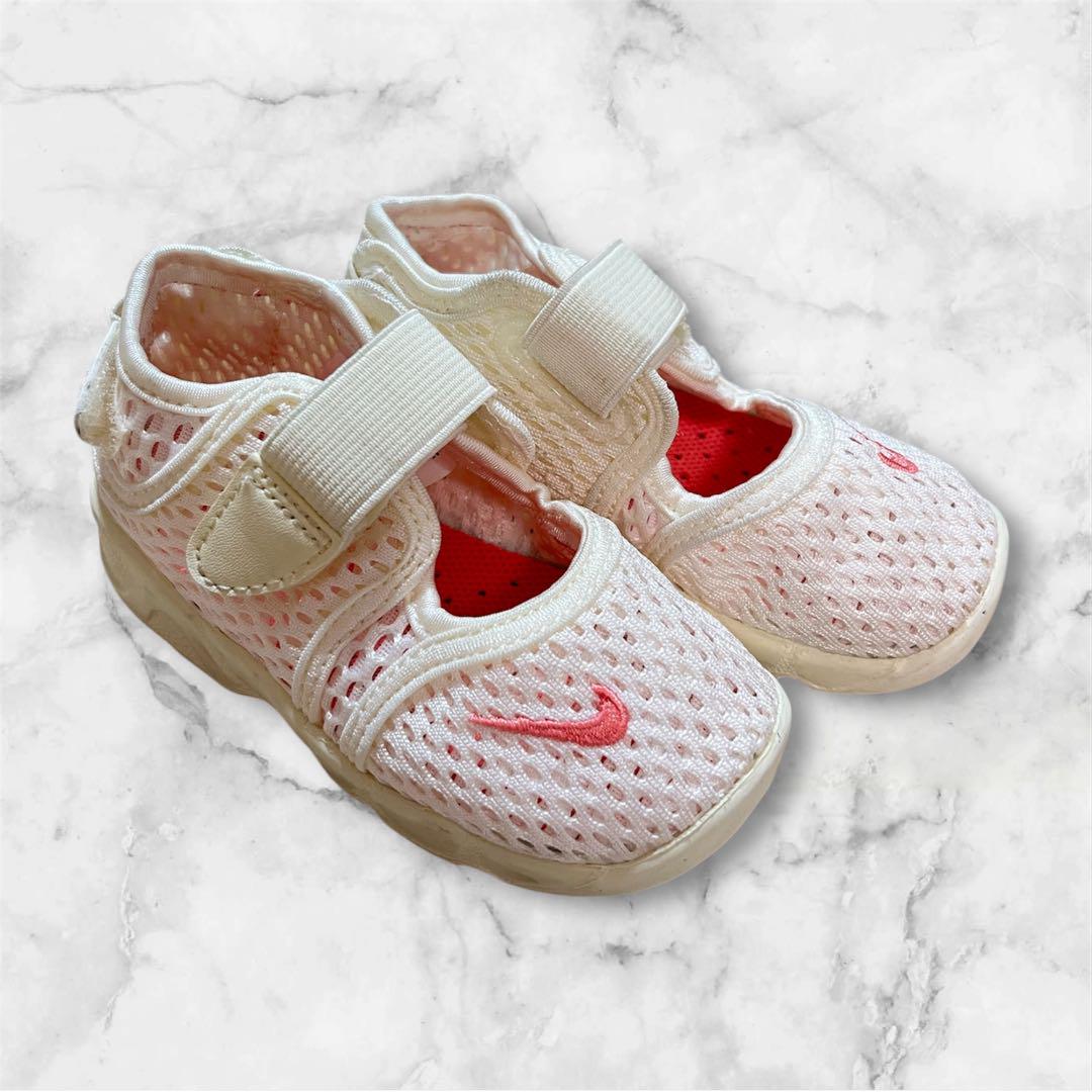 ナイキ NIKE リトルリフト メッシュ サンダル ホワイト 白