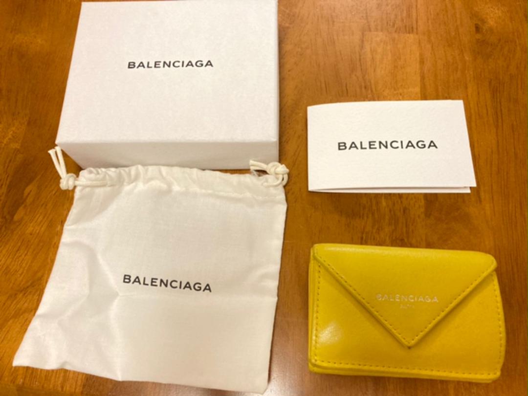 BALENCIAGA バレンシアガ ペーパーミニウォレット