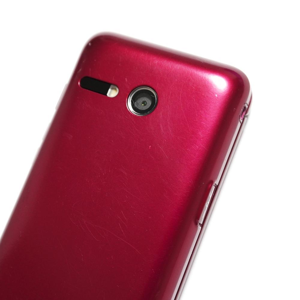 au 4G かんたんケータイ KYF41 ワインレッド SIMロック解除済