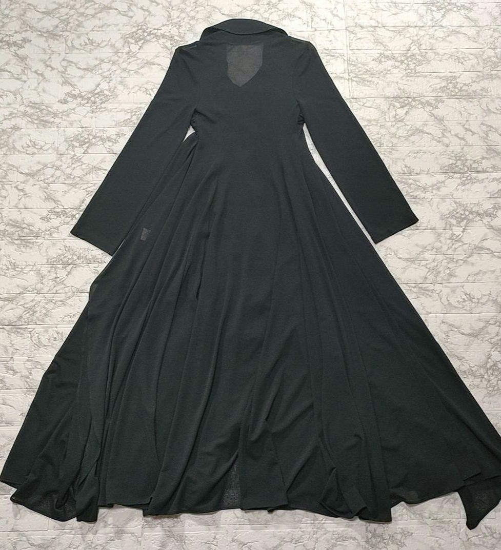 美品】19ss JACQUEMUS マキシ丈シアーシャツワンピース 黒
